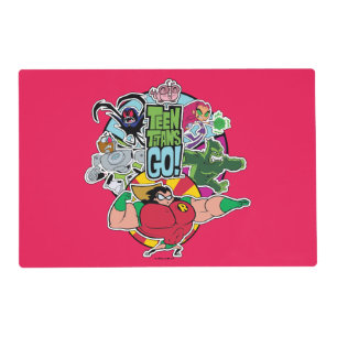 Teen Titans Go!   Team Group Graphic Placemat