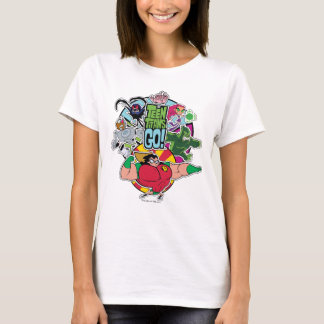 Teen Titans Go! | Team Group Graphic T-Shirt