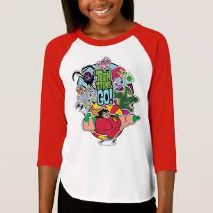 Teen Titans Go! Team Group Graphic T-Shirt