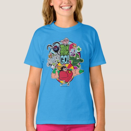 Teen Titans Go  Team Group Graphic T_Shirt