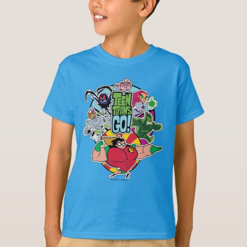 Teen Titans Go  Team Group Graphic T_Shirt