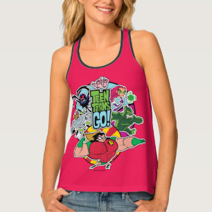 Teen Titans Go! Team Group Graphic Tank Top