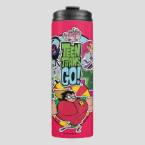 Teen Titans Go! | Team Group Graphic Thermal Tumbler