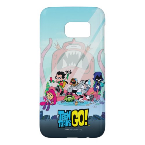 Teen Titans Go  Tentacled Monster Approaches Samsung Galaxy S7 Case