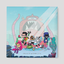 Teen Titans Go! | Tentacled Monster Approaches Magnet