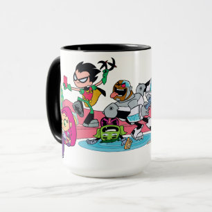 Teen Titans Go!   Tentacled Monster Approaches Mug