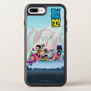 Teen Titans Go! Tentacled Monster Approaches OtterBox Symmetry iPhone 8 Plus/7 Plus Case