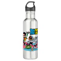 Teen Titans Go!, Tentacled Monster Approaches Stainless Steel Water Bottle