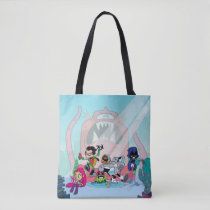 Teen Titans Go! | Tentacled Monster Approaches Tote Bag