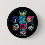 Teen Titans Go! | Titans Head Pattern Button