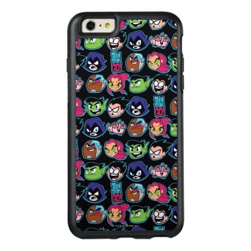Teen Titans Go  Titans Head Pattern OtterBox iPhone 66s Plus Case