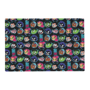 Teen Titans Go! Titans Head Pattern Placemat