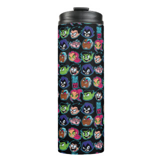 Teen Titans Go! | Titans Head Pattern Thermal Tumbler