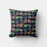Teen Titans Go! | Titans Head Pattern Throw Pillow