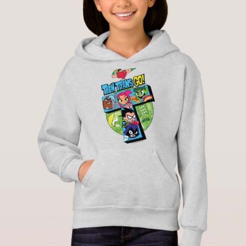 Teen Titans Go  Titans Tower Collage Hoodie