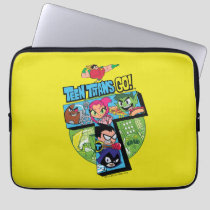 Teen Titans Go! | Titans Tower Collage Laptop Sleeve