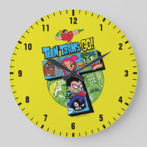 Teen Titans Go! | Titans Tower Collage Large Clock
