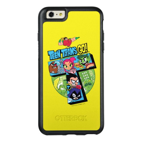Teen Titans Go  Titans Tower Collage OtterBox iPhone 66s Plus Case
