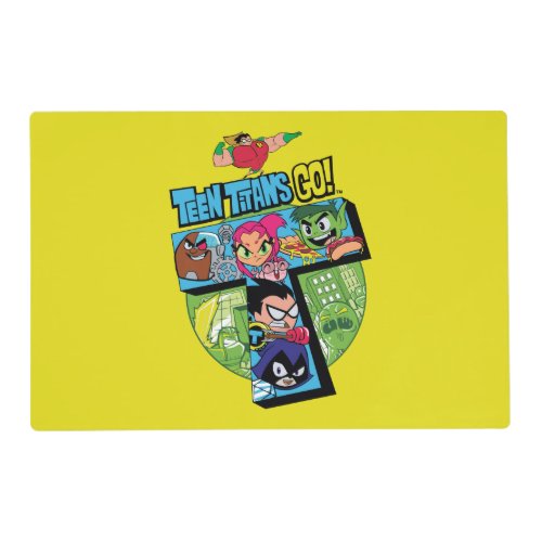Teen Titans Go  Titans Tower Collage Placemat