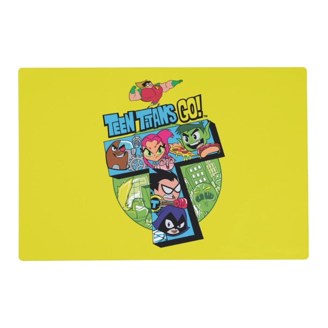 Teen Titans Go! | Titans Tower Collage Placemat (Front)