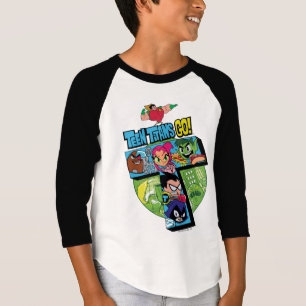 Teen Titans Go!   Titans Tower Collage T-Shirt