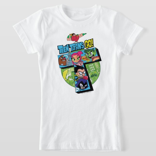 Teen Titans Go! | Titans Tower Collage T-Shirt | Zazzle