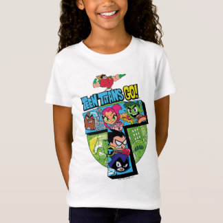Teen Titans Go! | Titans Tower Collage T-Shirt