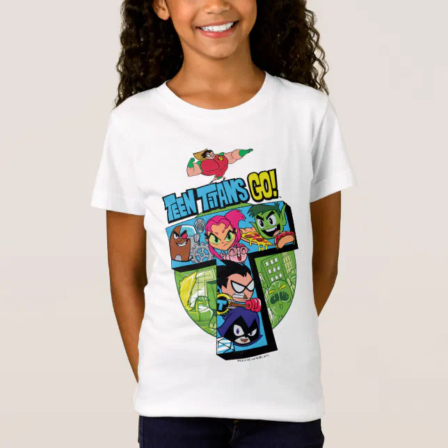 Teen Titans Go! | Titans Tower Collage T-Shirt | Zazzle