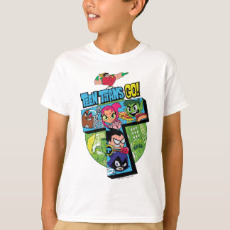 Teen Titans Go! | Titans Tower Collage T-Shirt