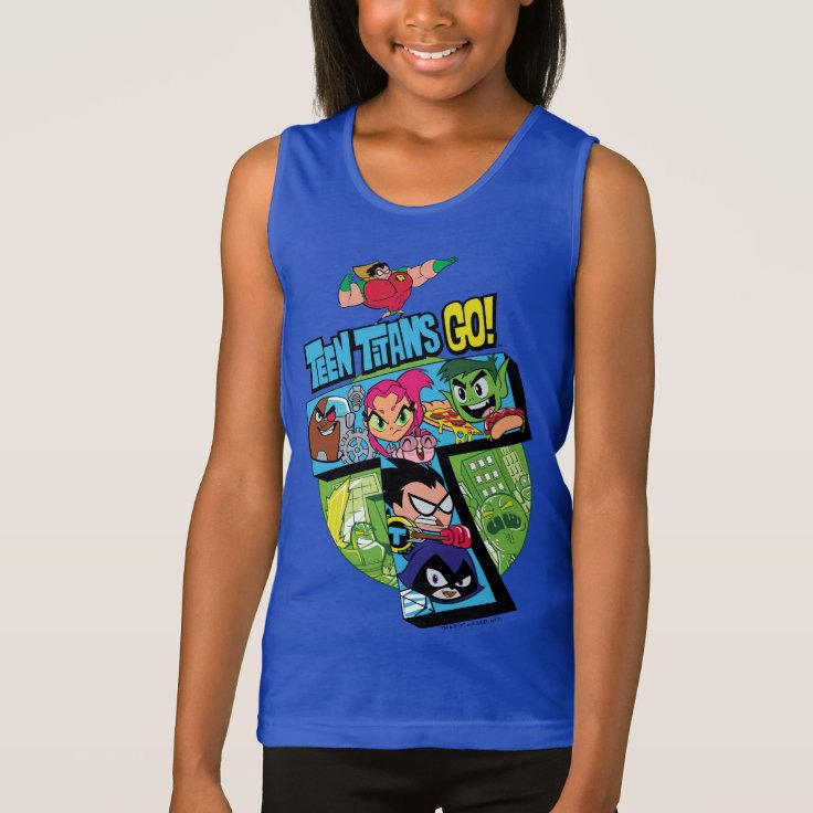 Teen Titans Go! Titans Tower Collage Tank Top Zazzle