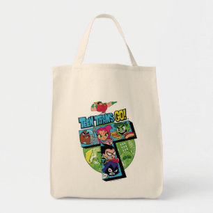 Teen Titans Go! Titans Tower Collage Tote Bag
