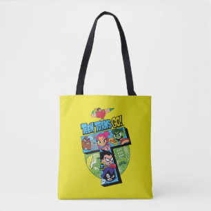 Teen Titans Go! Titans Tower Collage Tote Bag