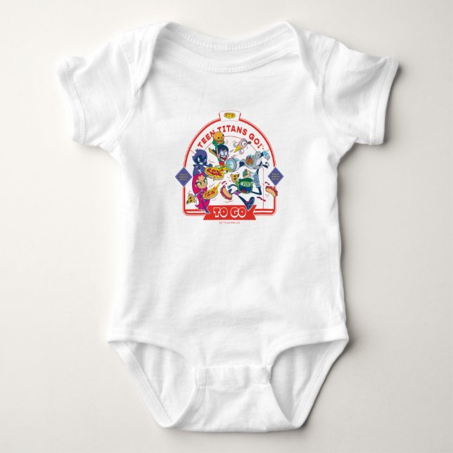 Teen Titans Go! To Go Baby Bodysuit (Front)
