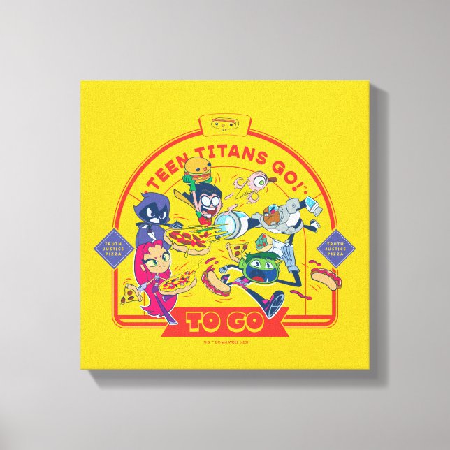 Teen Titans Go! To Go Canvas Print (Front)