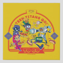 Teen Titans Go! To Go Faux Canvas Print