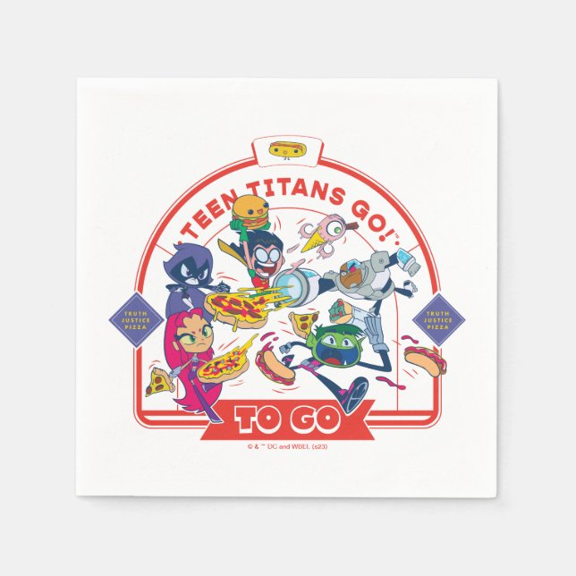 Teen Titans Go! To Go Napkins (Front)