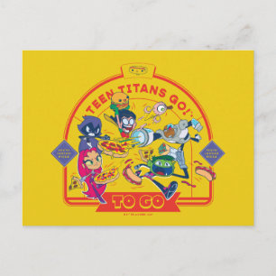 Teen Titans Go! To Go Postcard