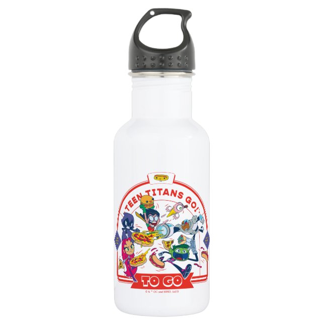 Teen Titans Go! To Go Stainless Steel Water Bottle (Front)