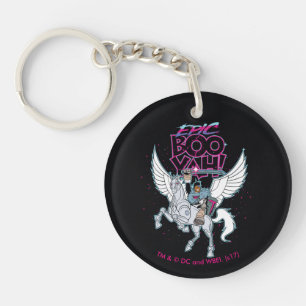 Teen Titans Go! Warrior Cyborg Riding Pegasus Keychain