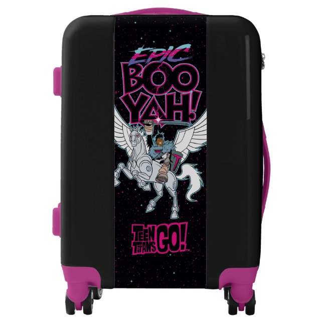 Teen Titans Go! | Warrior Cyborg Riding Pegasus Luggage (Front)