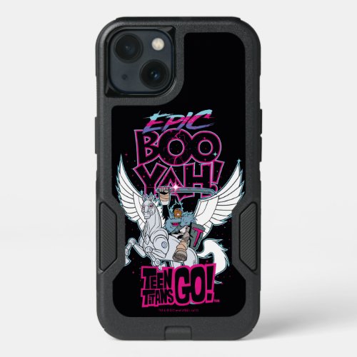 Teen Titans Go  Warrior Cyborg Riding Pegasus iPhone 13 Case