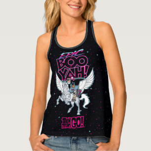 Teen Titans Go! Warrior Cyborg Riding Pegasus Tank Top