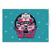 Teen Titans Go! | "We Ride" Retro Moto Graphic (Front Horizontal)