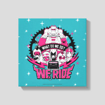 Teen Titans Go! | "We Ride" Retro Moto Graphic Canvas Print