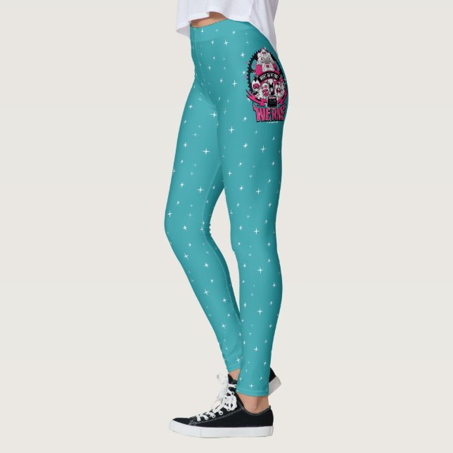 Teen Titans Go! | "We Ride" Retro Moto Graphic Leggings (Left)