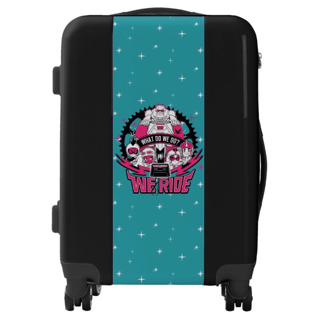 Teen Titans Go! | "We Ride" Retro Moto Graphic Luggage (Front)