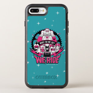 Teen Titans Go! "We Ride" Retro Moto Graphic OtterBox Symmetry iPhone 8 Plus/7 Plus Case