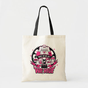 Teen Titans Go!   "We Ride" Retro Moto Graphic Tote Bag