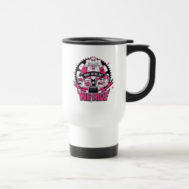 Teen Titans Go! | "We Ride" Retro Moto Graphic Travel Mug (Right)
