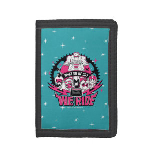 Teen Titans Go! "We Ride" Retro Moto Graphic Tri-fold Wallet
